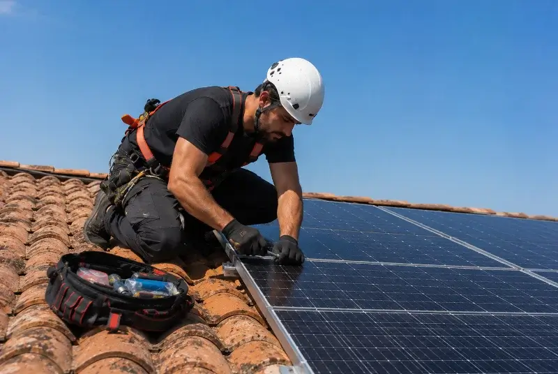 Maintenance et monitoring de panneaux solaires à Cabrières