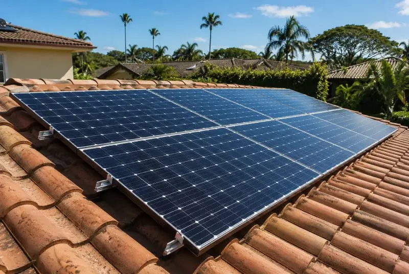 Installation de panneaux solaires à Cabrières